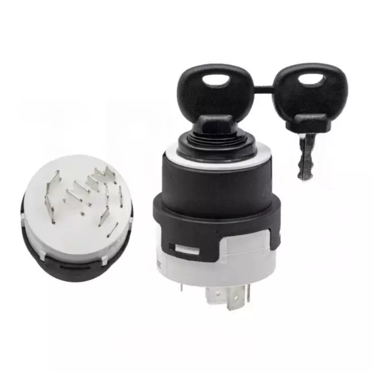 Virtalukko, kahdella avaimella - JCB 411 sähkö osat - 13400001 - 1