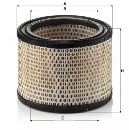 Ilmansuodatin, Kompressor - Työkoneiden moottorin osat - 360100012 - 2