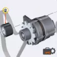 JOCKEY PULLEY - Kohler KDI2504-TCR moottorin varaosat - ED0041100610-S - 2