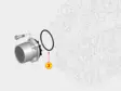 WATER PUMP QUADRING - Kohler KDI3404-TCR moottorin varaosat - ED0012004200-S - 1