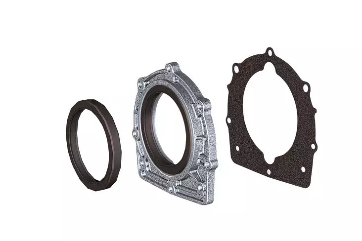 FLANGE ASS. WITH GASK. KDI - Kohler KDI1903-TCR moottorin varaosat - ED0037901230-S - 1